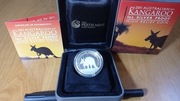 Australia 2011, 1 oz Ag 0,999 Kangaroo High Relief, CoA, Box