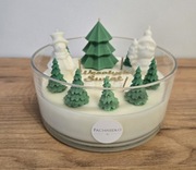 Świeca sojowa w szkle o zapachu piernika 