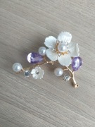 broszka damska cyrkonie