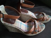 Sandały na koturnie espadryle Hilfiger Denim 40