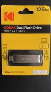 Kodak metalowy pendrive USB + USB C- 128 GB flash drive K273