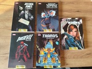 Nowe komiksy Marvel Ciemna strona 5 sztuk Thanos Daredevil Czarna Wdowa