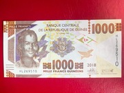 Gwinea 1000 Franków 2018r. P-48c UNC 