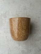 Doniczka ceramiczna ręcznie robiona