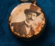 Brelok nietypowa popielniczka/mini pudełko – Retro – vintage rękodzieło 