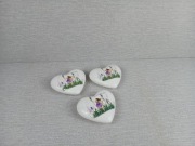 Ceramiczne serce szkliwione Lavender z motywem lawendy i elfa Cena szt.