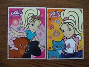 Polly pocket karteczki z brokatem do segregatora -vintage 