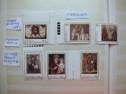 6szt. znaczki seria Fi 3099 margines Polska 1989 ŚWIĘCI czyste** MALARSTWO 