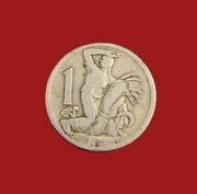 Moneta 1 korona 1922, Czechosłowacja