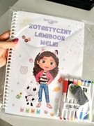 Kotastyczny Lamibook personalizowany Koci domek Gabi 