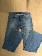 Niebieskie jeansy damskie Big Star W28/L34 dzwony