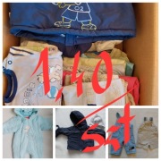 Zestaw ubranek roz. 56-62 , pojedyncze 68, 74