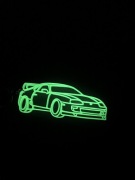 Brelok Toyota Supra Neon Green