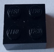 Lego 3003 Czarny klocek 2 x 2 4162,6575,6479,6436 2szt