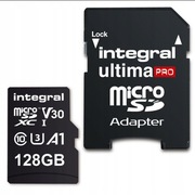 Karta Pamięci MicroSD integral ultima PRO 128 GB