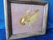 Obraz ze słomy Ptaki 