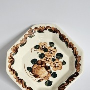 Fajans Kolo/Włocławek, talerzyk dekoracyjny.