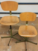 Krzesło warsztatowe, przemysłowe, loftowe WALTER Niemcy