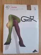 Rajstopy kryjące Gatta Dalida 40 DEN, rozmiar 4L, kolor cielisty