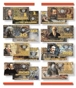 Bank Moneda seria Dragones banknoty.