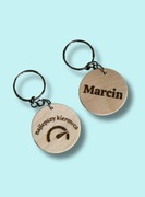 BRELOK do kluczy DLA NAJLEPSZEGO KIEROWCY/ personalizowany, grawer