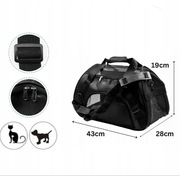 Transporter dla psa kota torba na ramię dla zwierząt STAN IDEALNY