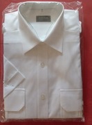 08 Koszula biała Kastor kr. rękaw NOWA 39 x 177