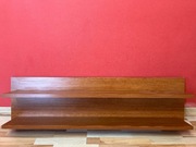 Szafka wisząca drewniana – 2-poziomowa półka na ścianę