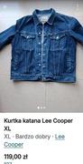 Nowa kurtka katana jeansowa Lee Cooper XL