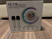 Zestaw karaoke YS-110 głośnik bezprzewodowy bluetooth światła+2 mikrofon 