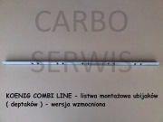Listwa montażowa ubijaków ciasta KÖNIG COMBI LINE