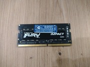 Pamięć ram do laptopa Kingston fury 16 gb ddr4 2666 MHz Cl16