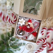 Świąteczny zestaw prezentowy/Zestaw ozdób świątecznych od ręki