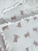 Kołderka z poduszką. Muślinowy zestaw do wózka, kołyski,kosza Mojżesza.