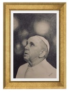 - 50% ceny Portret papież Franciszek obraz katolicki religijny sztuka