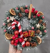 Wieniec Wianek Bożonarodzeniowy Dekoracja 26cm