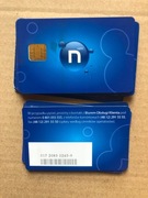 KARTA  N DLA KOLEKCJONERA  NIEAKTYWNA NBOX HDTV