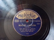 płyta szelakowa polska Melodje 115 tango wczoraj miłość i smutek Tad Miller