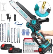 MINI PIŁA ŁAŃCUCHOWA 8” / 6” – PROFESJONALNA KOSA DO DREWNA I GAŁĘZI!