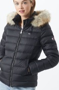 Tommy Hilfiger oryginalna czarna kurtka ciepła puchowa zimowa Roz.L