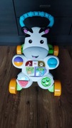 Interaktywny chodzik pchacz Fisher Price zebra j. Polski 