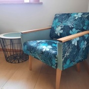 FOTELE Patyczaki prl liście monstery 