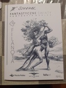 Folder z blokiem  Fi 5484-5487 A** fantastyczne światy+ 4 filanoty 