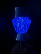 Lampka solar multikolor diament