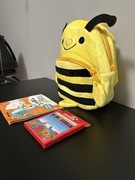 Plecaczek dla przedszkolaka 18|23cm. Do tego kolorowanka i 12 kredek.