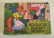 Kogucik złocisty grzebyk - książeczka rozkładana UNIKAT !!