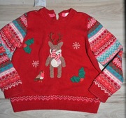 365^  Next Świąteczny sweter Renifer 3/4 lat_ 98/104 cm