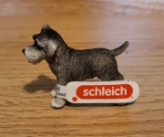 Schleich pies sznaucer miniaturowy figurka model z 2018 r.