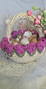 Koszyczek wiosenny, wielkanocny, święconka, dzień kobiet, mamy