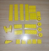 LEGO żółte klocki elementy 